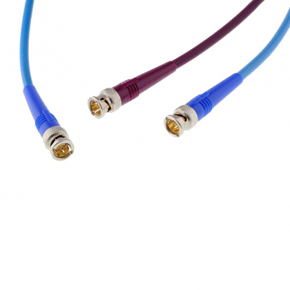Les connecteurs de couplage à baïonnette BNC facilitent la connexion et la déconnexion