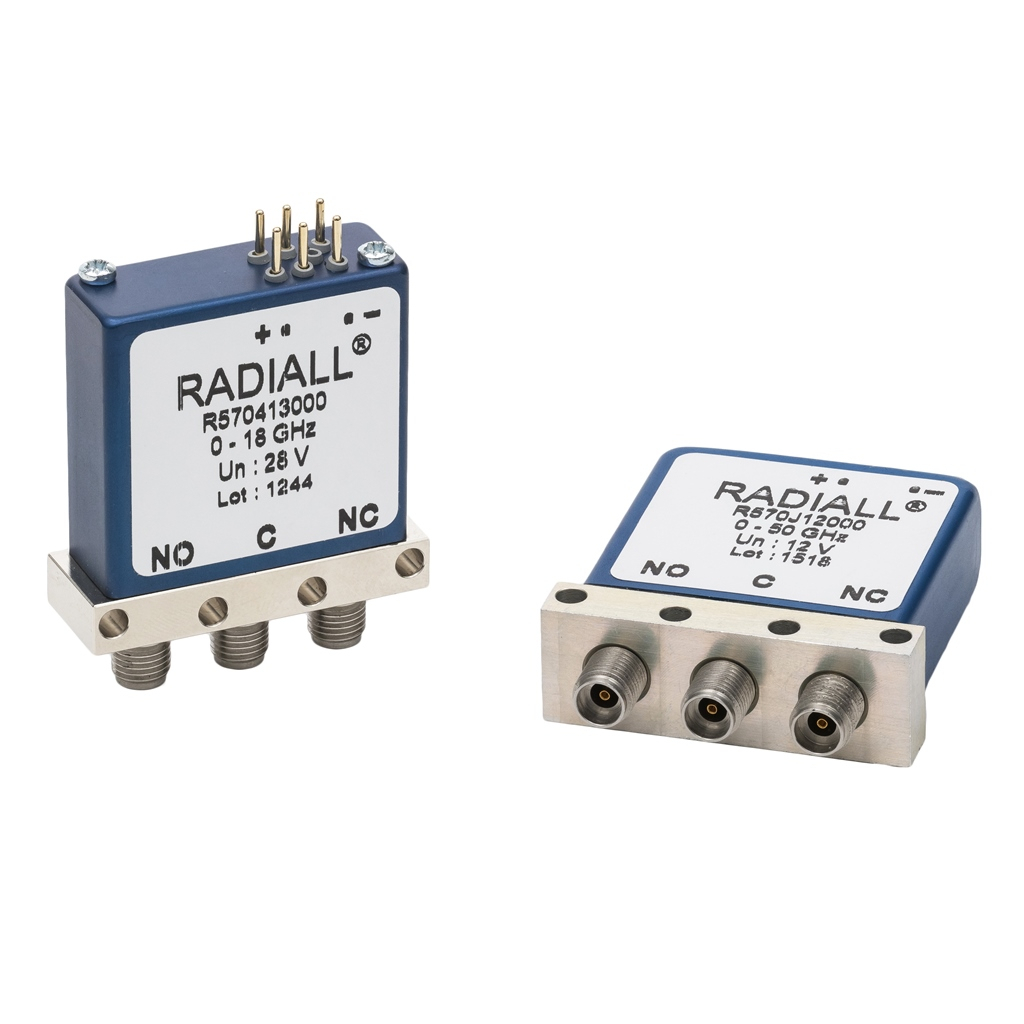 SMA DC-18Ghz SPDT 28V  Coaxial Switch R570413000 RADIALL 