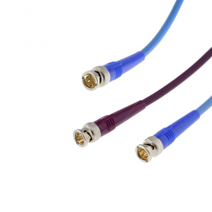 Standard flexible 75 Ω cable assemblies dedicated to video applications