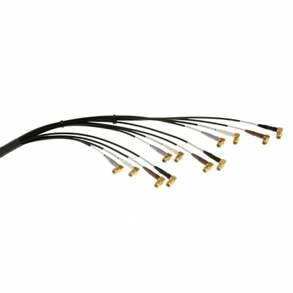 Standard flexible cable assemblies include various coaxial connector interfaces