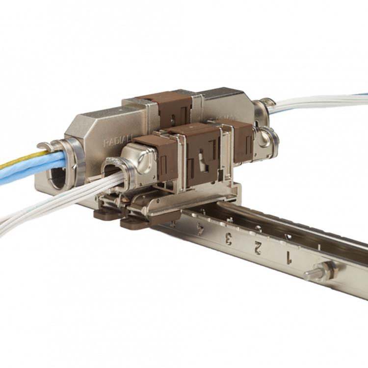 QM quick mating connectors feature a unique slide lock system