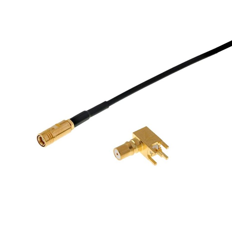 Nonmagnetic SMB subminiature snap-on connectors 
