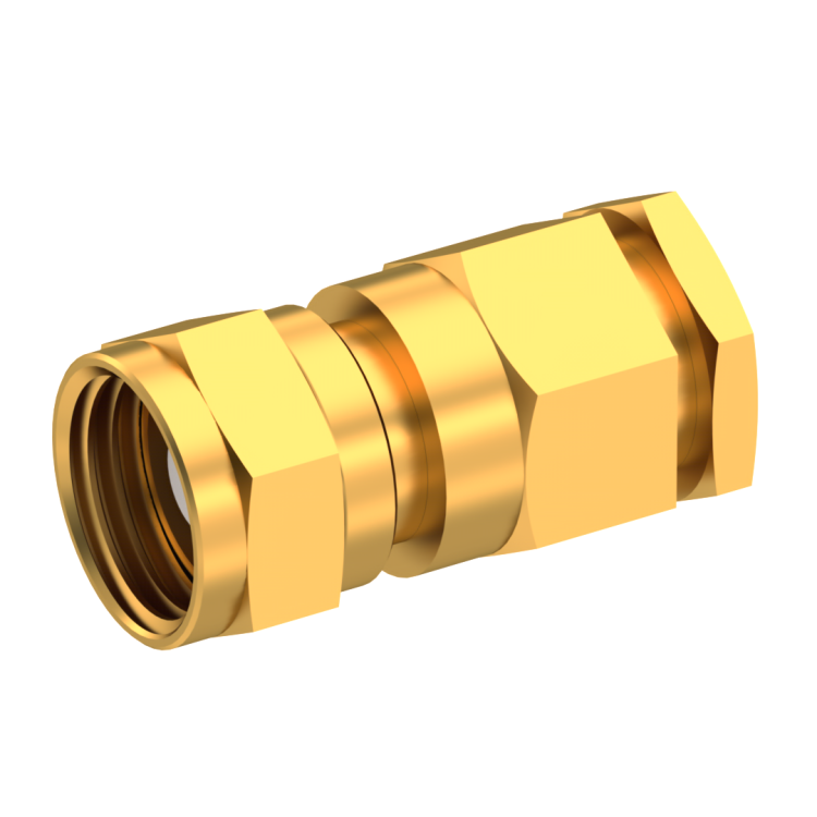 75 OHM / STRAIGHT PLUG FEMALE CLAMP TYPE FOR 3.8/95 S GOLD