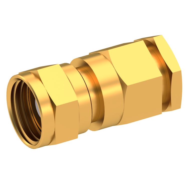 75 OHM / STRAIGHT PLUG FEMALE CLAMP TYPE FOR 6/75 S GOLD