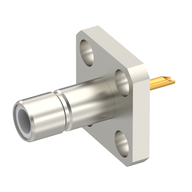 SMB / STRAIGHT JACK RECEPTACLE MALE NICKEL