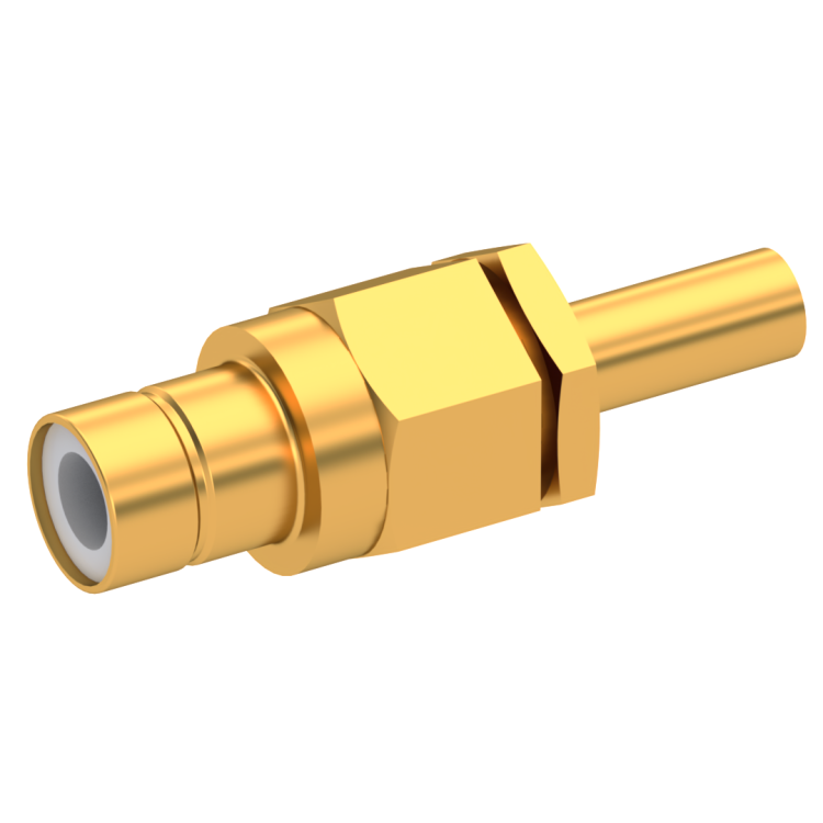 75 OHM / STRAIGHT JACK MALE CRIMP TYPE FOR 2.6/75 S GOLD