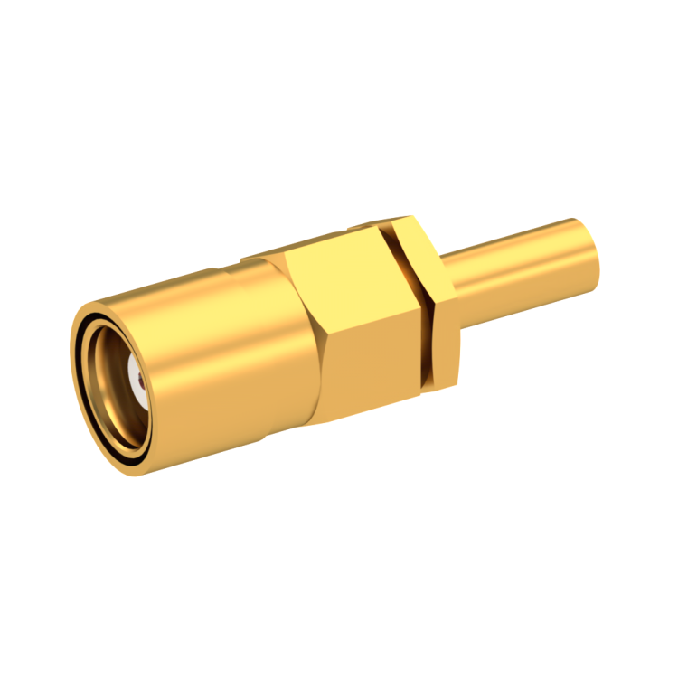 75 OHM / STRAIGHT JACK MALE CLAMP TYPE FOR 3.8/95 S NICKEL