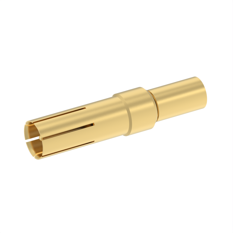 Size 9 Socket Coaxial contact for RG180  RG195 cable - Non environmental - (DSX MIL SERIES)  