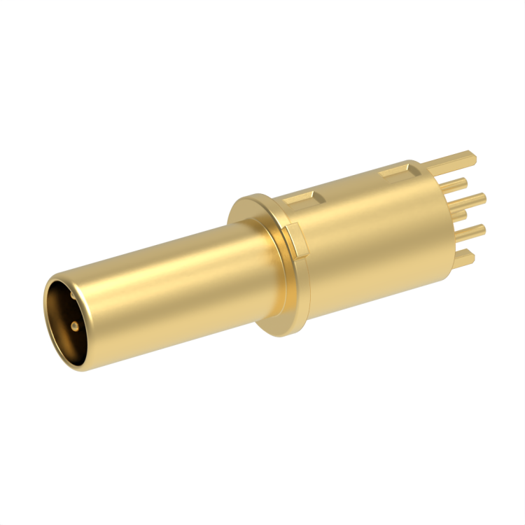 Size 8 Pin Quadrax Contact for PC TAIL - RA - (EPXA & B / QM SERIES)