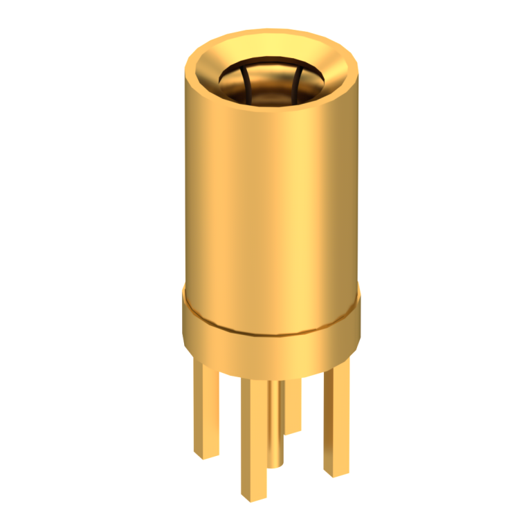 SSMB / STRAIGHT PLUG FEMALE GOLD