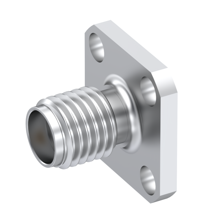SMA / STRAIGHT JACK RECEPTACLE FEMALE PASSIVATED CAPTIVE CONTACT