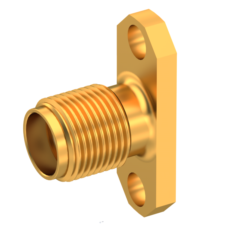 SMA / STRAIGHT JACK RECEPTACLE FEMALE GOLD CAPTIVE CONTACT