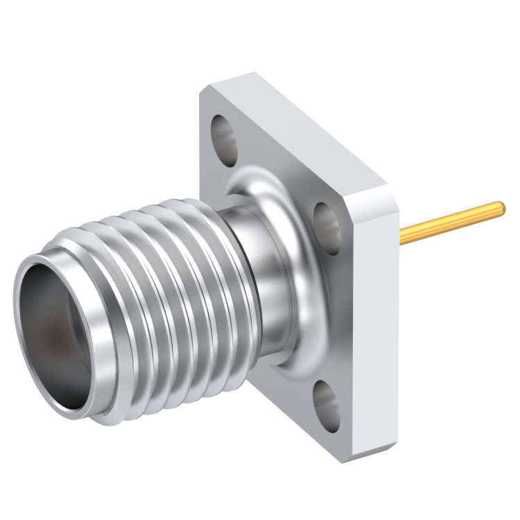 SMA / STRAIGHT JACK FEMALE PASSIVATED (INCLUDES 920-69)|3/8" FLANGE