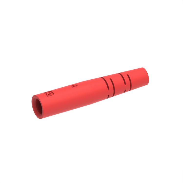 Red boot for LC plug, cable 2mm