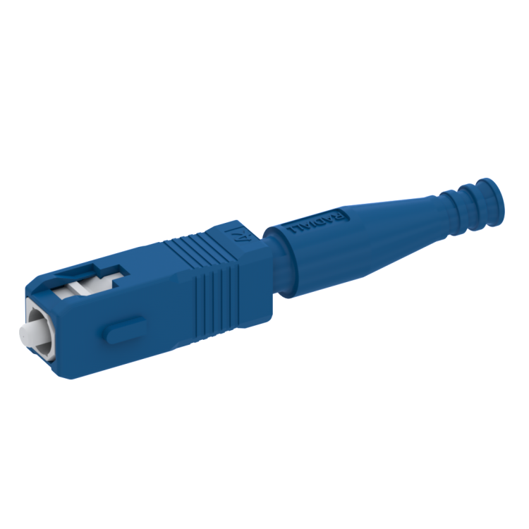 SC PC simplex plug SM126µm for cable 3mm