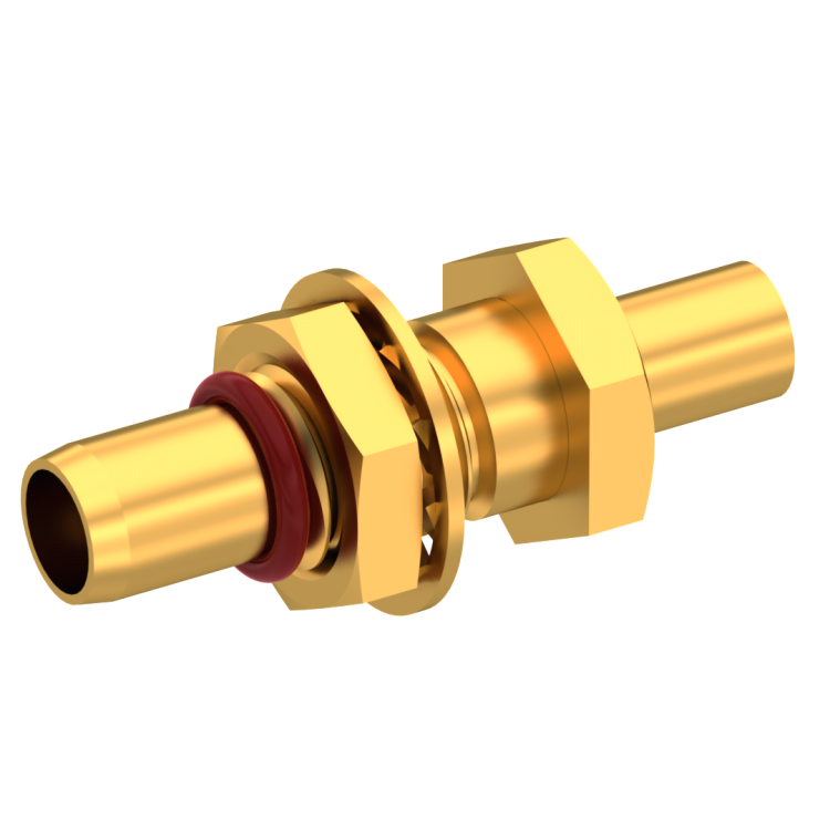 SBMA / STRAIGHT BULKHEAD PLUG SOLDER TYPE CABLE .085