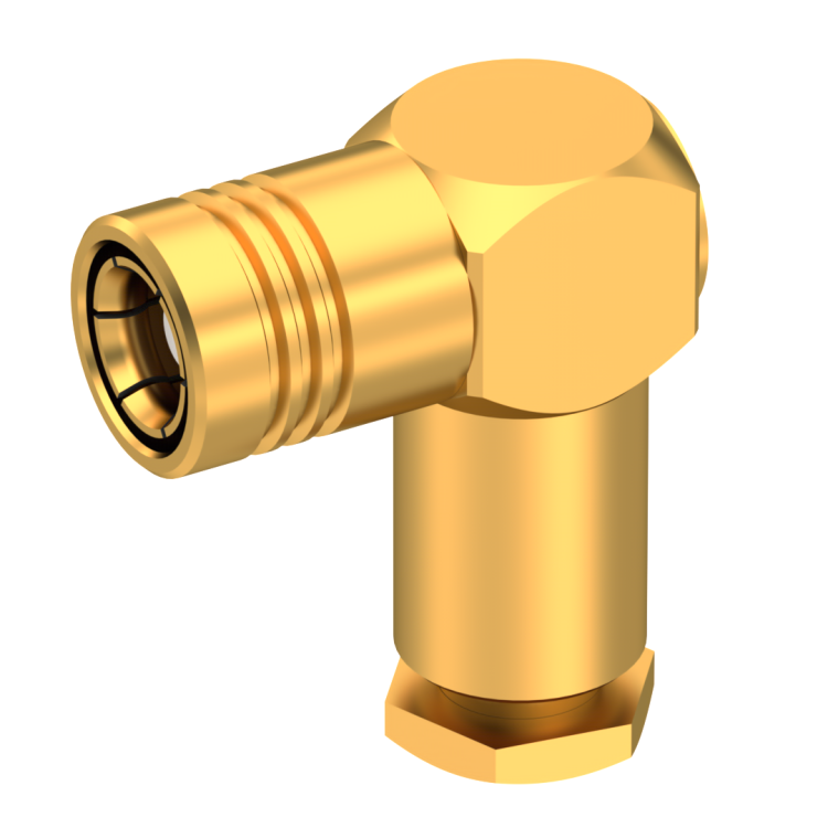 SMB / RIGHT ANGLE PLUG CLAMP TYPE CABLE 2.2/50 D