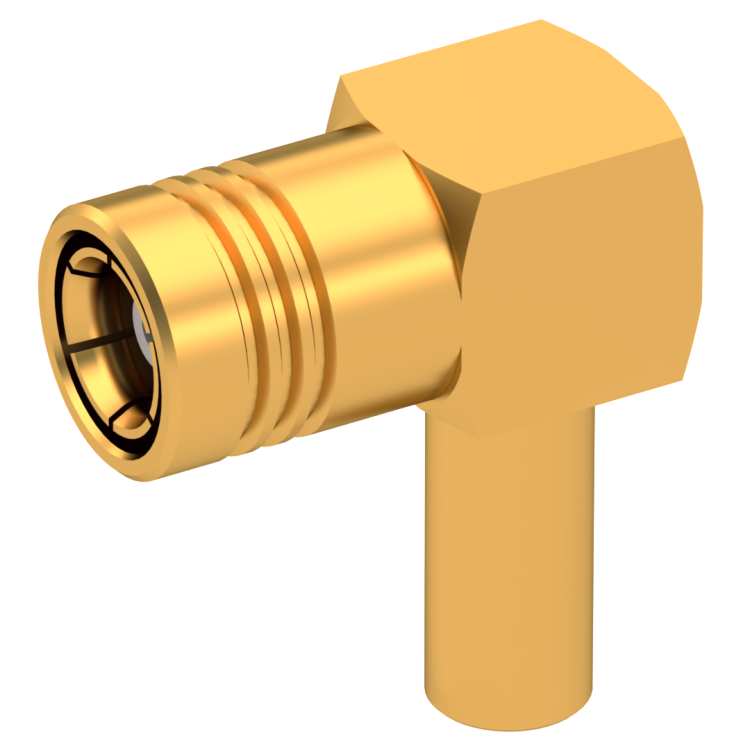 SMB / RIGHT ANGLE PLUG CRIMP TYPE CABLE 2.6/50+75 S