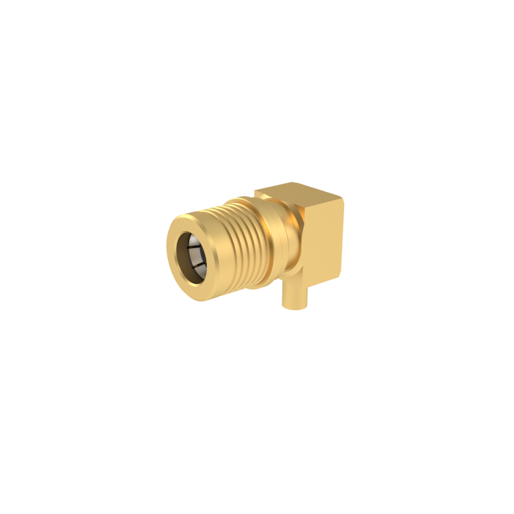 QMA / RIGHT ANGLE PLUG SOLDER TYPE CABLE .085