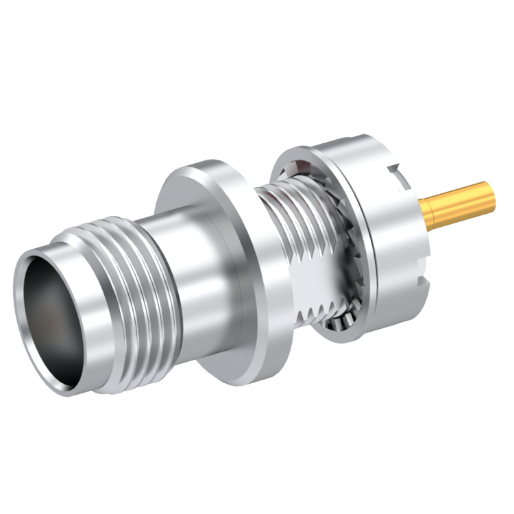 TNC / BULKHEAD JACK RECEPTACLE FRONT MOUNTING COMBINATION SEAL WITH CYLIND. CONTACT