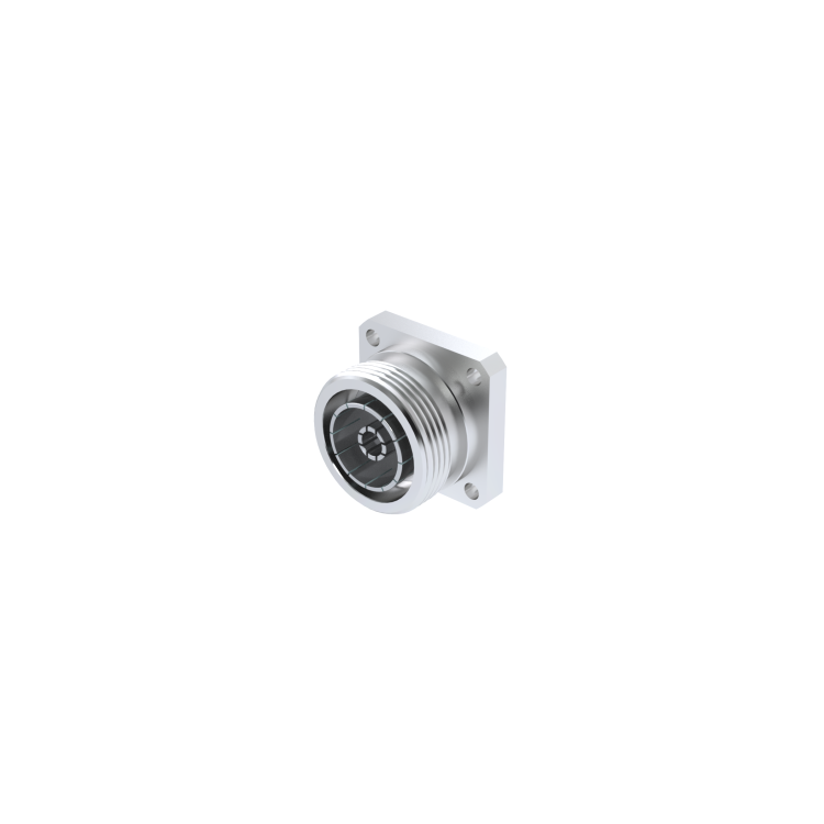 7-16 / SQUARE FLANGE JACK RECEPTACLE PANEL SEAL-WITH THREADED CONTACT M3