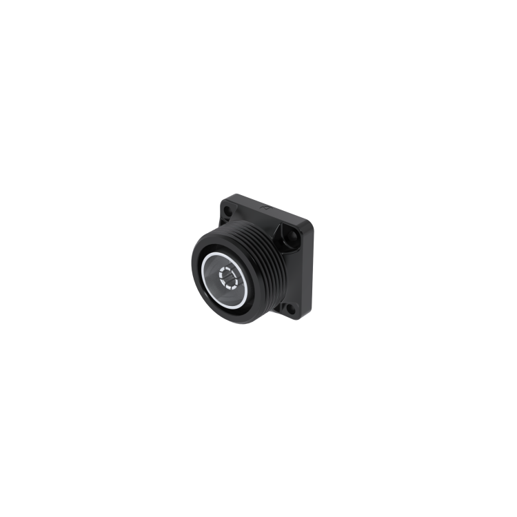 7-16 / COMPOSITE SQUARE FLANGE JACK RECEPTACLE PANEL SEAL - FRONT MOUNTING M3 SCREW