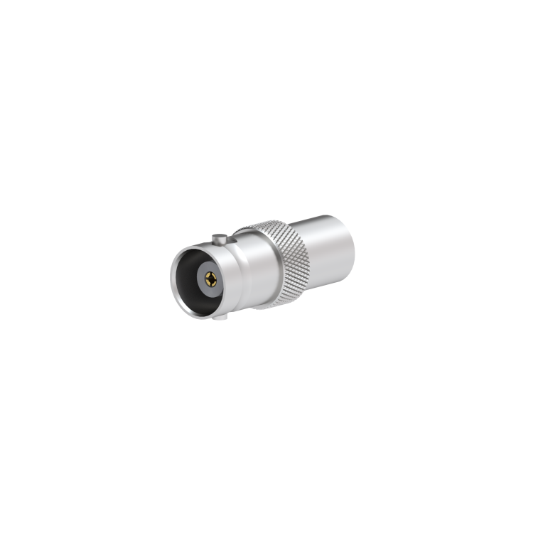 SMA MALE PUSH-ON - BNC FEMALE STRAIGHT ADAPTER