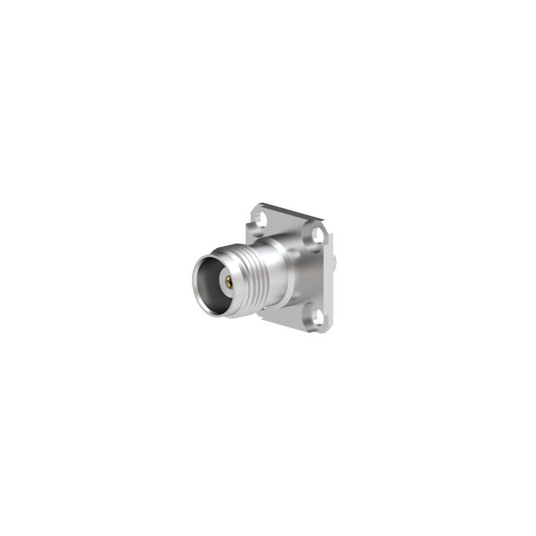TNC FEMALE - MCX FEMALE SQUARE FLANGE STRAIGHT ADAPTER