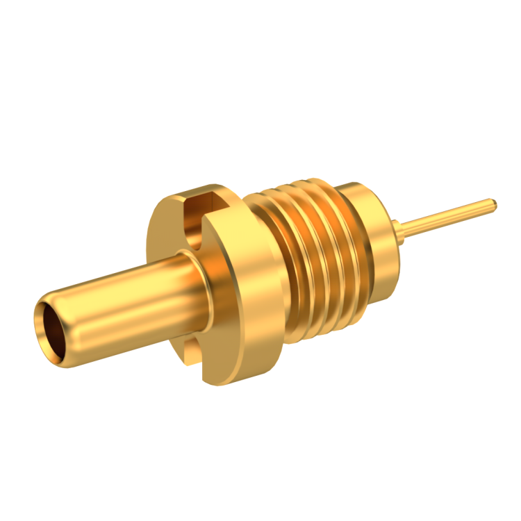 MCC12 / SCREW STRAIGHT RECEPTACLE FRONT MOUNT WITH CYLINDRICAL CONTACT