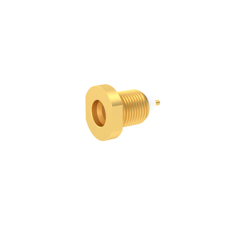 SMP-MAX / THREAD-IN MALE RECEPTACLE SNAP TYPE WITH CYLINDRICAL CONTACT