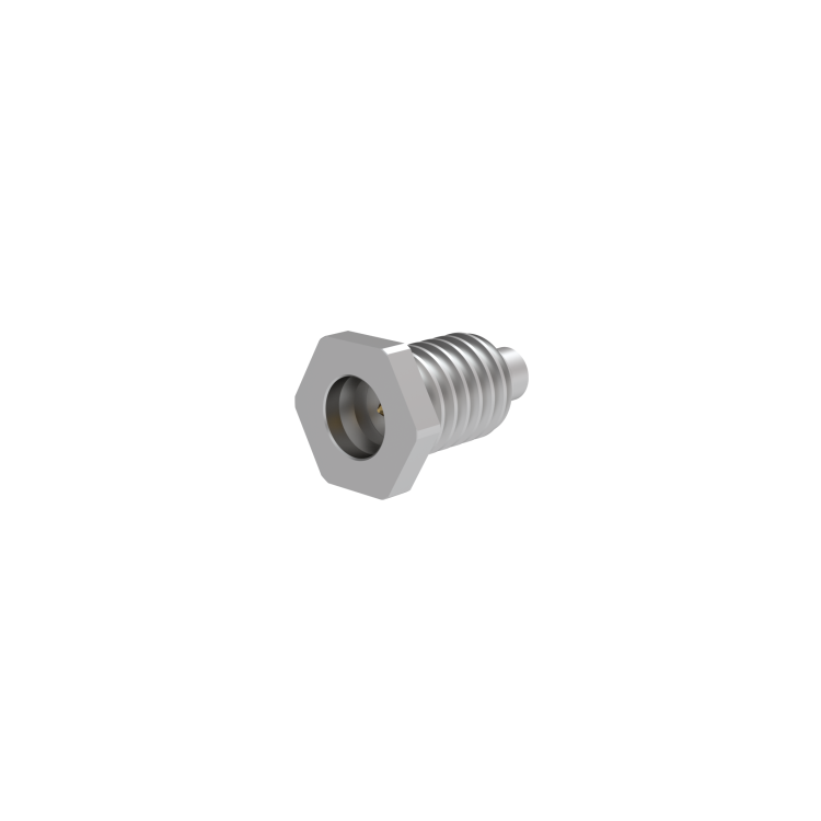 SMP-MAX / THREAD-IN STRAIGHT MALE JACK SOLDER TYPE SNAP TYPE CABLE .085