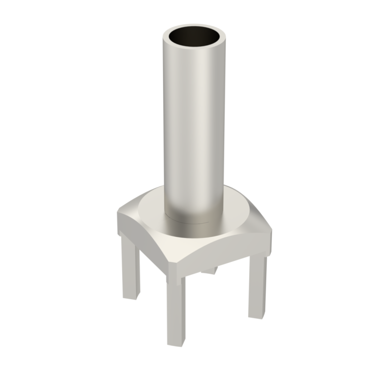 CABLE TERMINATION STRAIGHT PCB MOUNT FOR CABLE 2/50