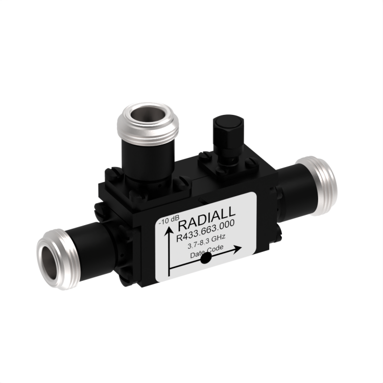 COUPLER: N 3.7-8.3GHZ 10DB Flat response