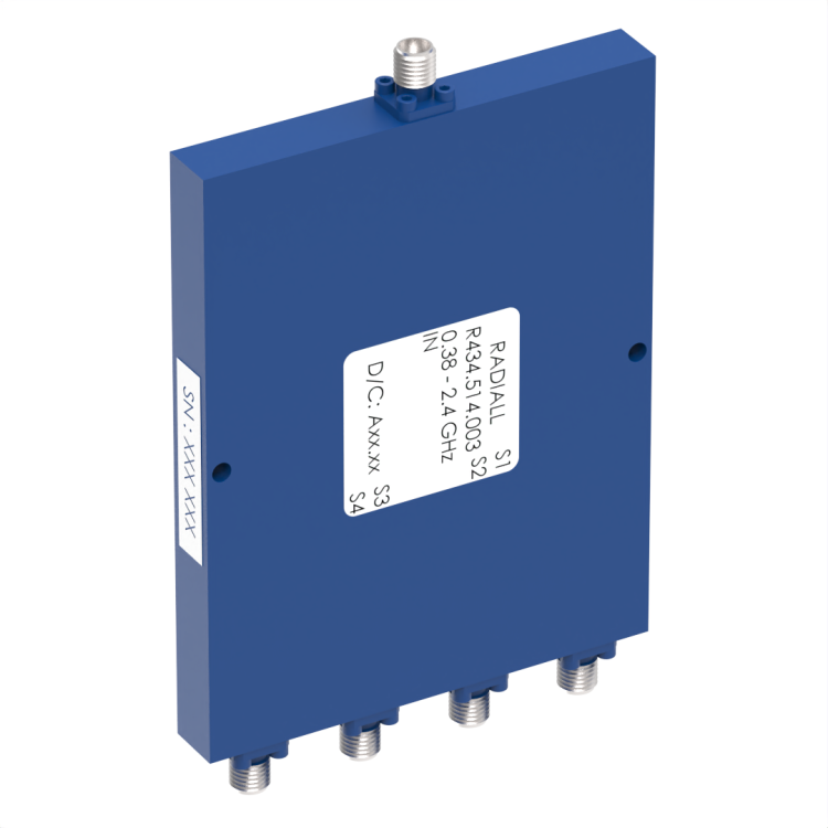 POWER DIVIDER 4W SMA 0.38-2.4GHZ