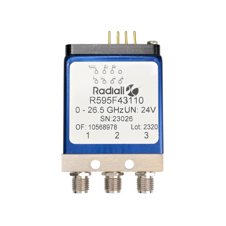 SPDT Platinum SMA 26.5GHz Latching Indicators 24Vdc TTL Positive common Diodes Pins terminals