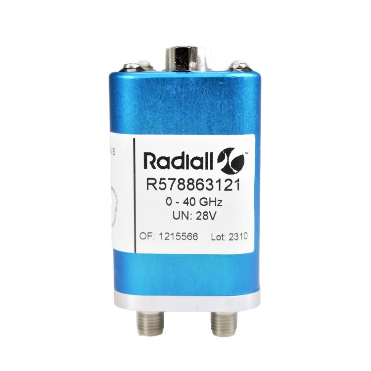 DPDT Thermal Vacuum SMA 22GHz Latching Self-cut-off Indicators 28Vdc Positive common Diodes D-sub connector with bracket