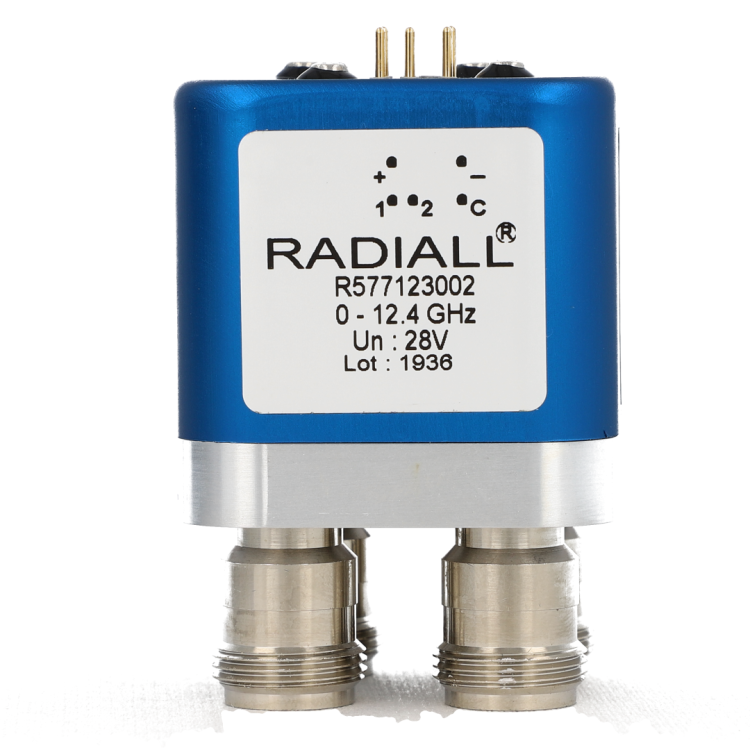 DPDT Ramses BNC 3GHz Latching Indicators 28Vdc Positive common Diodes Pins Terminals