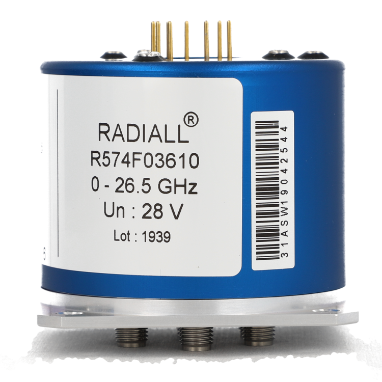 SP4T Terminated  Ramses SMA 26.5GHz Latching Indicators 28Vdc Positive common Diodes Pins Terminals