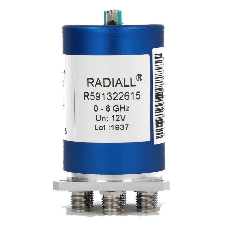 SP4T Subminiature SMA 6GHz Latching Global Reset 12Vdc Micro-D connector