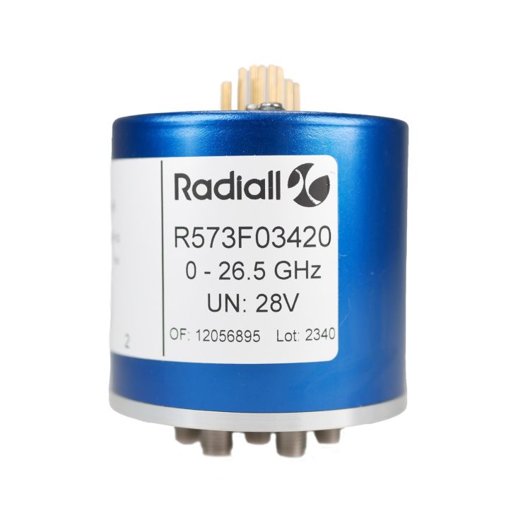 SP4T Ramses SMA 26.5GHz Latching Self-cut-off 28Vdc TTL Diodes Pins Terminals