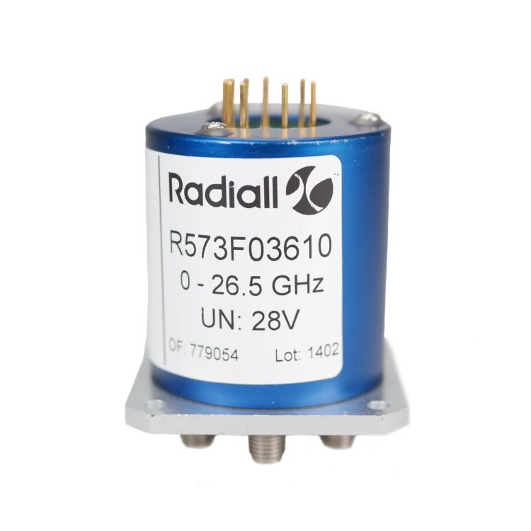 SP4T Ramses SMA 26.5GHz Latching Self-cut-off Auto-reset Indicators 28Vdc Positive common Diodes Pins Terminals