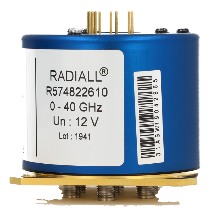 SP5T Terminated  Ramses SMA2.9 40GHz Normally Open Indicators 12Vdc BCD TTL Diodes Pins Terminals