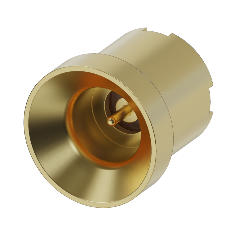 SMPMS / STRAIGHT MALE CATCHER MITT RECEPTACLE SMT TYPE