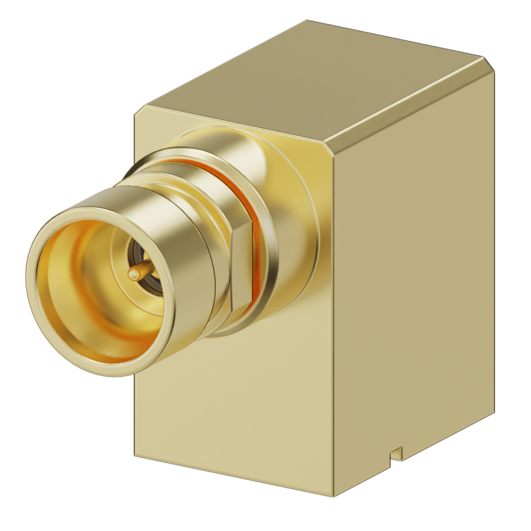 SMPMS-LOCK / RIGHT ANGLE MALE RECEPTACLE SMT