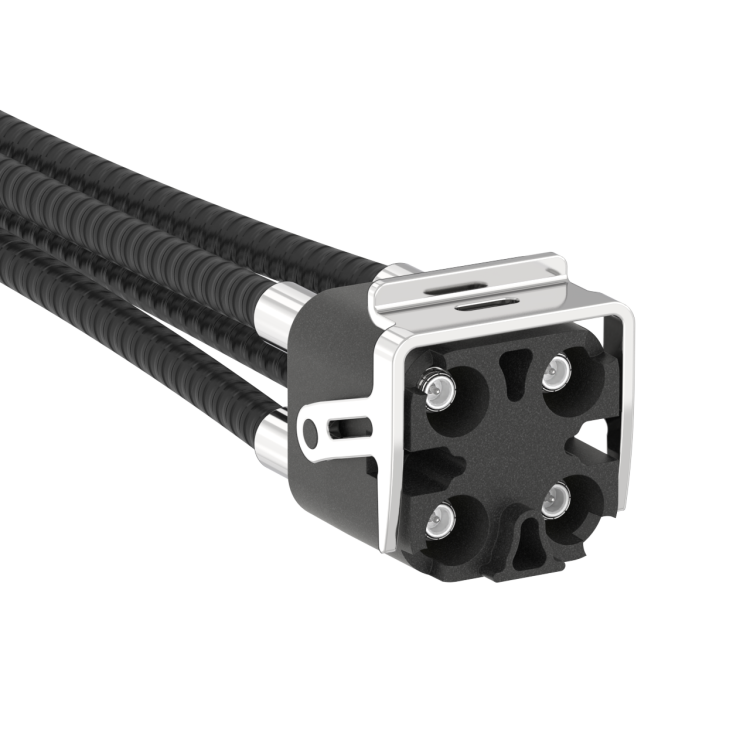 M-LOC4 STR PLUG 4.3-10 STR PLUG CABLE 1/4"