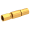 SSMC / STRAIGHT PLUG FEMALE CRIMP TYPE FOR 2.6/50 D CABLE GOLD