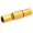 SSMC / STRAIGHT PLUG FEMALE CRIMP TYPE FOR 2.6/50 D CABLE GOLD