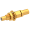 SSMC / STRAIGHT JACK MALE CRIMP TYPE FOR 2/50 S CABLE GOLD