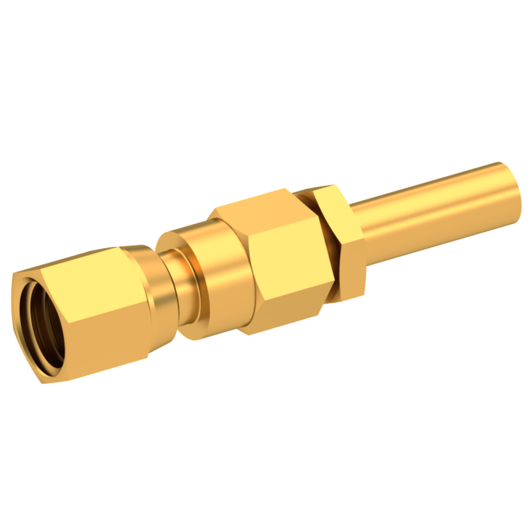 SMC / STRAIGHT PLUG FEMALE CRIMP TYPE FOR 2/50 S CABLE GOLD