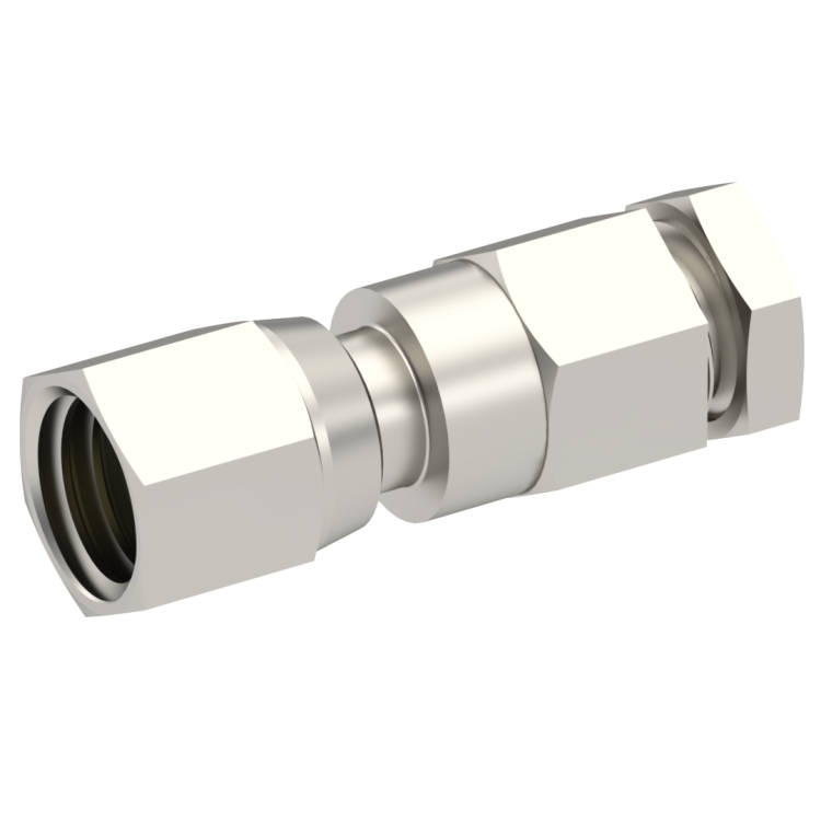 SMC / STRAIGHT PLUG FEMALE SOLDER CLAMP FOR .141''/50 SR NICKEL